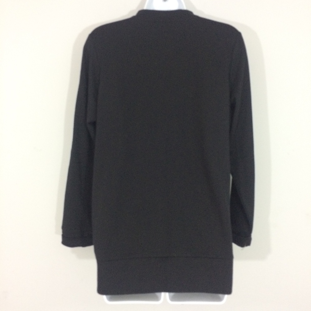 Quaker Factory Womens S Sequined Long Sleeve Zipup - Picture 4 of 8